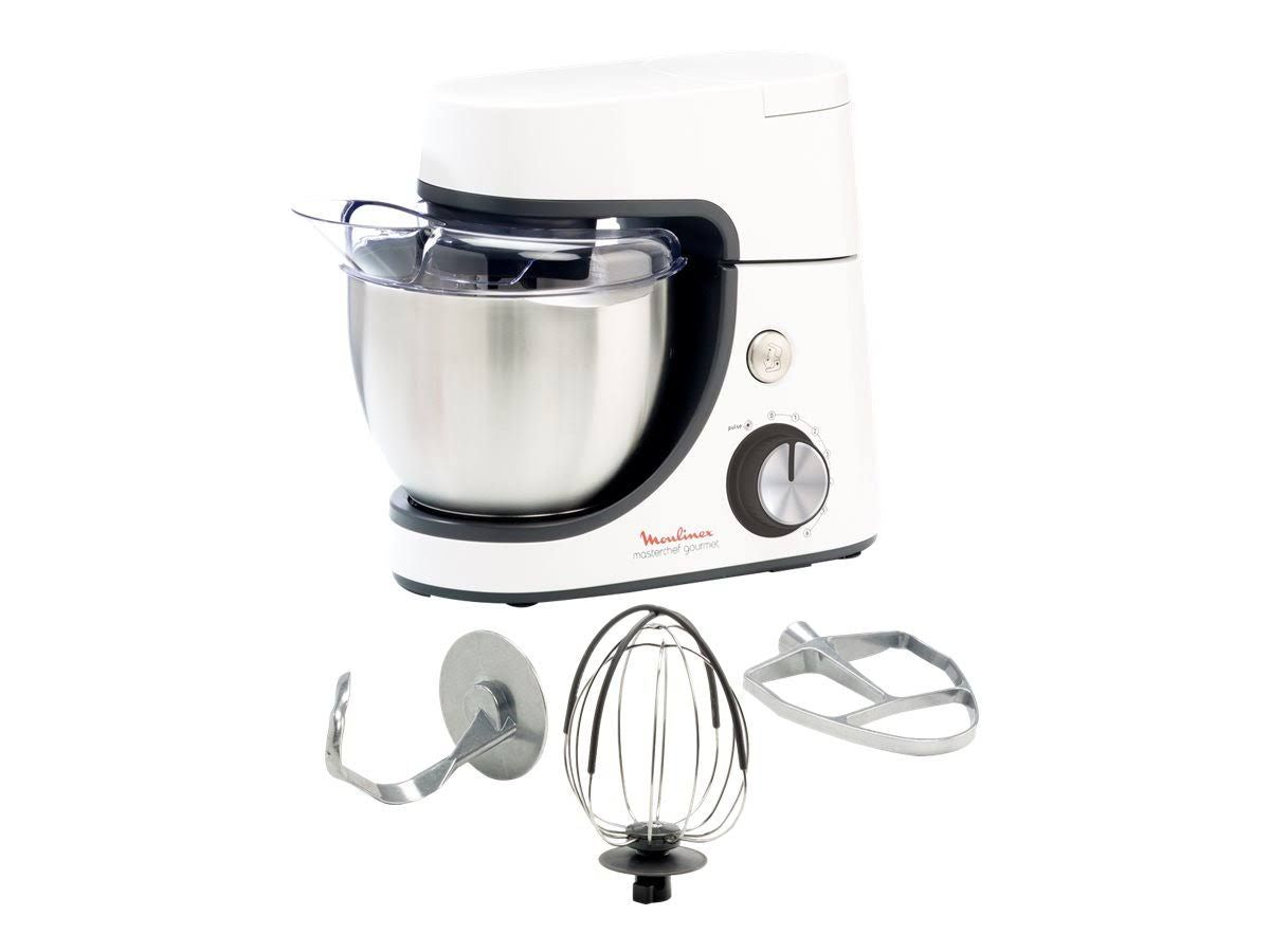 Moulinex Robot pâtissier 4.6l 1100w blanc QA510110(Blanc)
