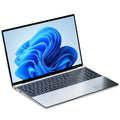 15.6 Ultra Slim Laptop 16GB RAM 2TB SSD Intel N3700 Notebook Gamer 1920*1080 Display Office Study(Argent)
