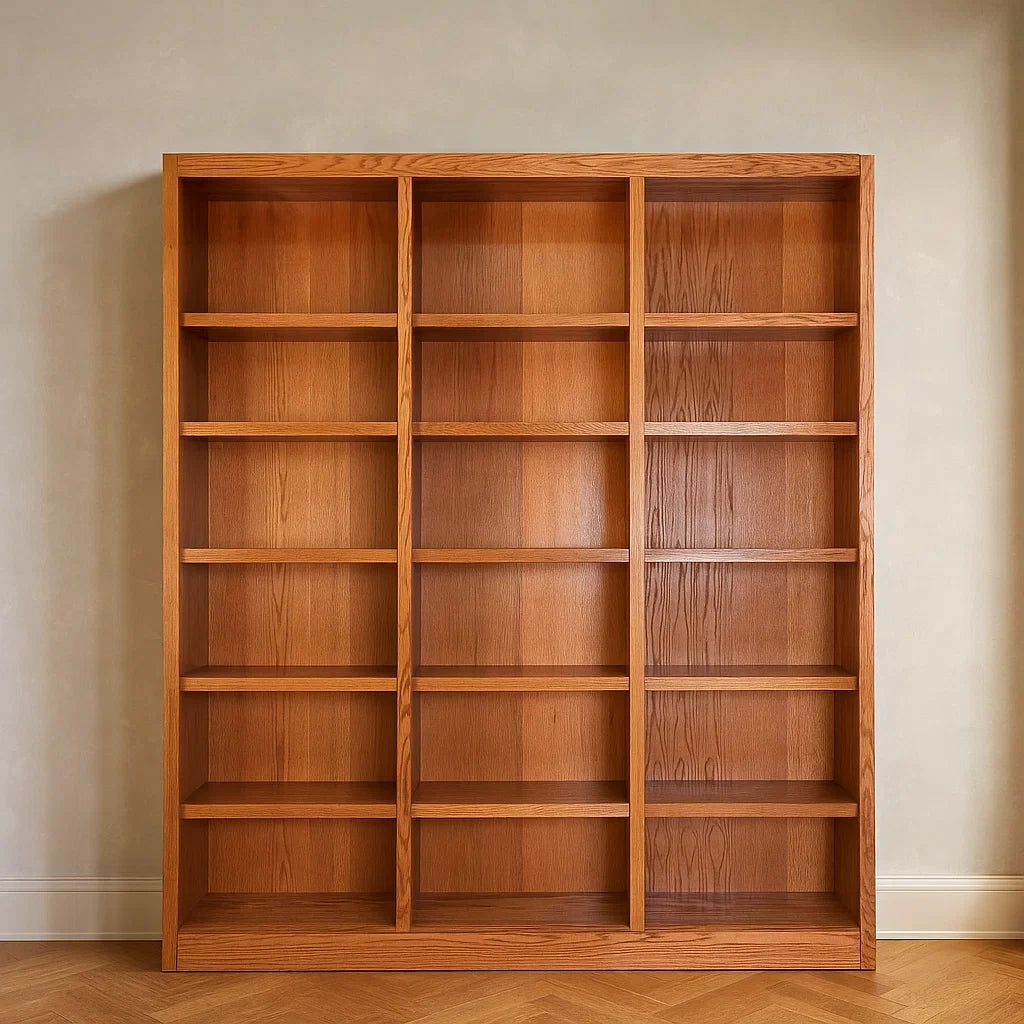 Bibliothèques en Bois de Chêne 6 Étages(Chêne Naturel)