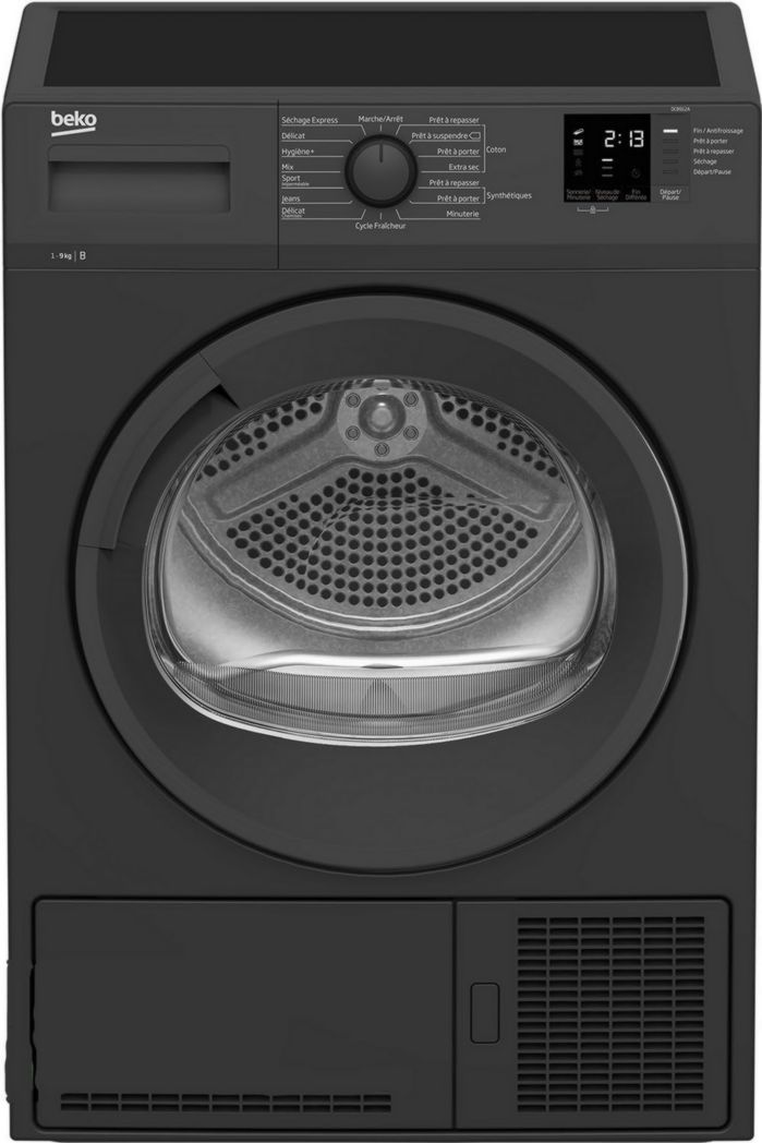 Sèche-linge à condensation BEKO DCB912A Anthracite 9 kg Eco Sense 110 l