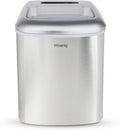 H.Koenig KB20 Ice Cube Machine, 12 kg in 24 hours, 2 sizes of ice cubes, self-cleaning, portable, quiet 2.1L, ice cubes ready in 6 minutes, ice scoop(KB20)