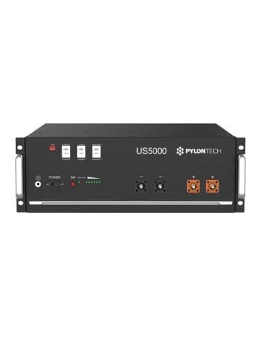 Batterie lithium 4.8kWh 48V Pylontech US5000 Photovoltaïque Accumulation(Noir)