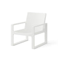 Fauteuil en polypropylène blanc(Blanc)