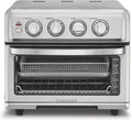CUISINART Air Fryer + Convection Toaster Oven, 8-1 Oven with Bake, Grill, Broil  Warm Options, Stainless Steel, TOA-70