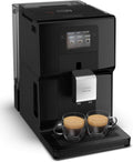 Krups Machine à café broyeur à grain, Ecran tactile couleur, 11 recettes préenregistrées, Indicateurs lumineux intuitif, accès bacs en frontal, Nettoyage facile, Intuition Préférence EA873810(Intuition 11 boissons/Noir)