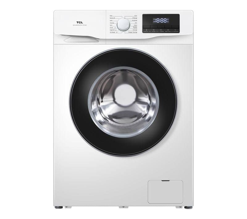 Lave-linge hublot TCL ff0814wa0fr 8kg(Blanc/Noir)